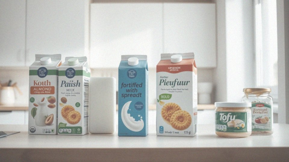 Jakie produkty spożywcze są fortifikowane witaminami dla wegetarian?