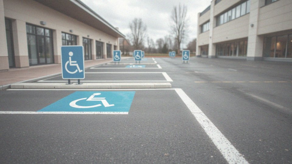 Jakie są wymiary miejsc parkingowych dla niepełnosprawnych?