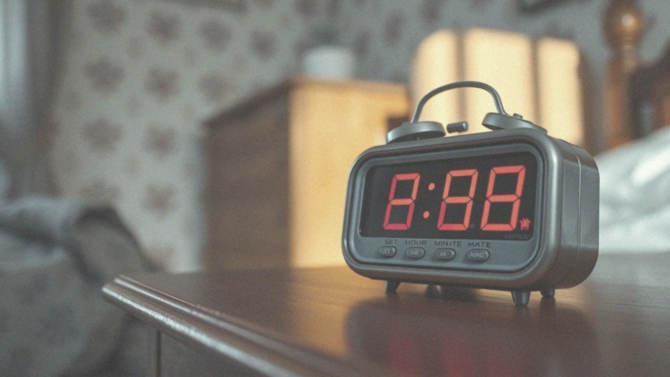 Jak długo przytrzymać przycisk SET dla ustawienia alarmu?