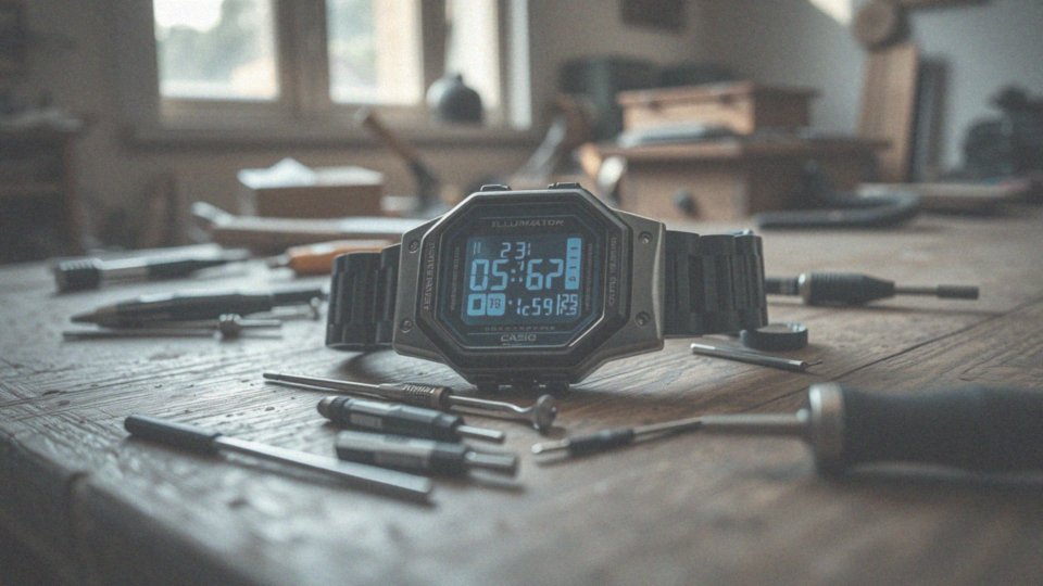 Jak potwierdzić ustawienia w zegarku Casio Illuminator?